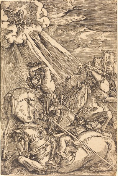 Pyhän Paavalin kääntymys tekijältä Hans Baldung Grien