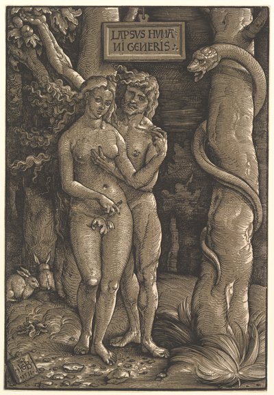 Ihmiskunnan kukistuminen, 1511 tekijältä Hans Baldung Grien