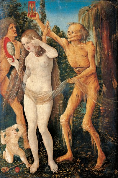 Nuoruus ja kuolema tekijältä Hans Baldung Grien