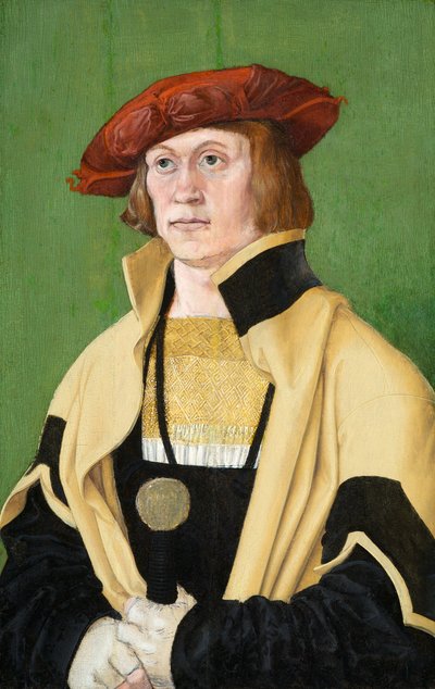 Miehen muotokuva, noin 1520 (öljy paneelille) tekijältä Hans Brosamer