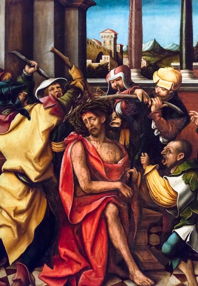 Piikkikruunajaiset, n. 1520-1524 (tempera ja öljy kuuselle) tekijältä Hans Burgkmair