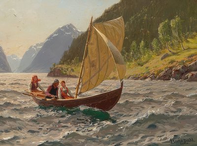 Purjehdusmatka norjalaiseen vuonomaisemaan tekijältä Hans Dahl