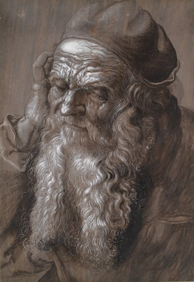 Vanha mies, 93-vuotias St Jerome, 1500-luvun loppu tekijältä Hans Hoffmann