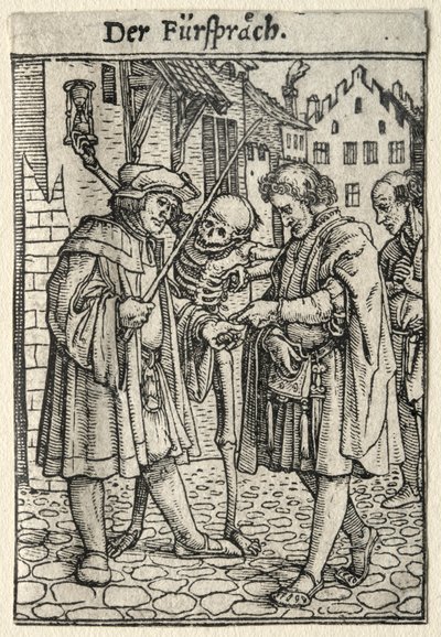 Dance of Death: The Advocate. tekijältä Hans Holbein