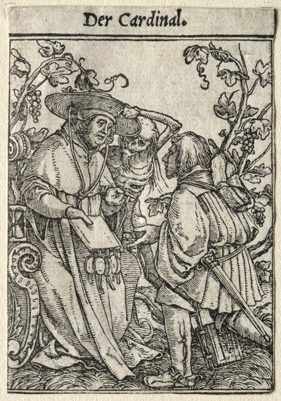 Dance of Death: The Cardinal. tekijältä Hans Holbein
