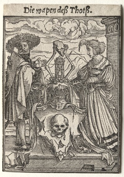Kuolemantanssi: Kuoleman vaakuna. tekijältä Hans Holbein