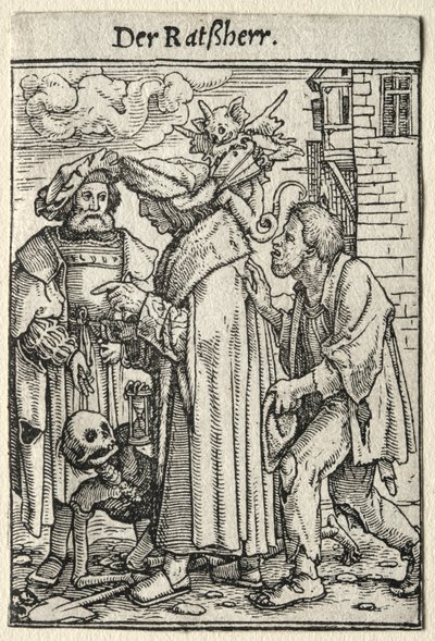 Kuoleman tanssi: Valtuutettu. tekijältä Hans Holbein