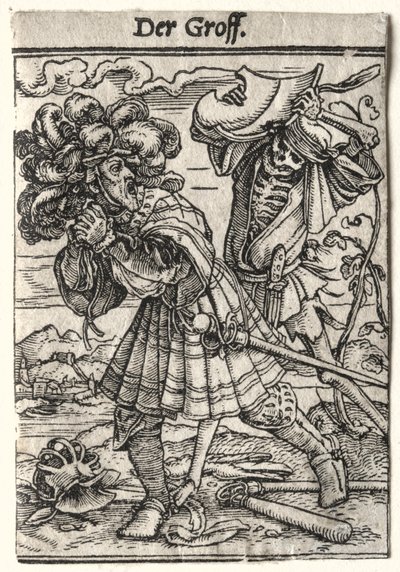Dance of Death: Earl, n. 1526. tekijältä Hans Holbein