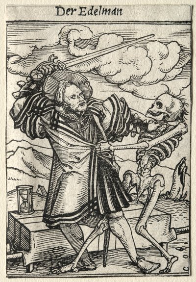 Kuolemantanssi: Aatelismies. tekijältä Hans Holbein