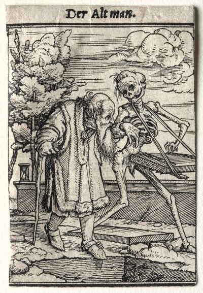 Kuoleman tanssi: Vanha mies tekijältä Hans Holbein