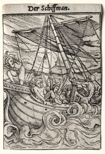 Dance of Death: Merimies, n. 1526. tekijältä Hans Holbein