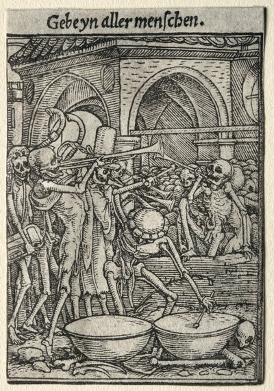 Dance of Death: Kuoleman trumpetistit tekijältä Hans Holbein