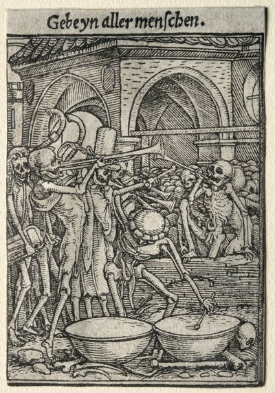 Dance of Death: Kuoleman trumpetistit. tekijältä Hans Holbein
