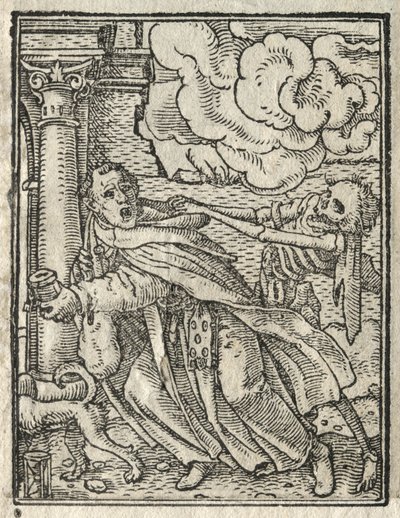 Kuoleman tanssi: The Mendicant Friar; Nunna tekijältä Hans Holbein