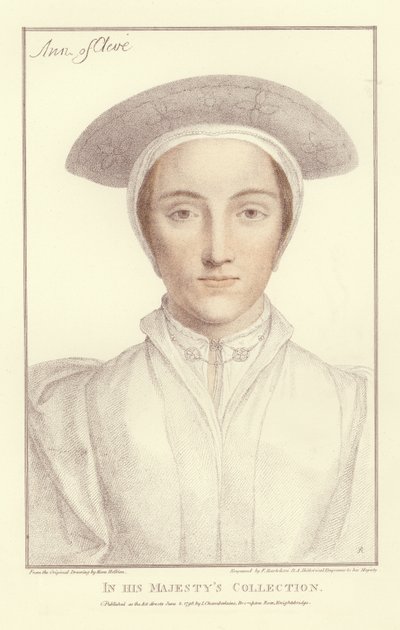 Anne of Cleves (akvatinta) tekijältä Hans Holbein der Jüngere