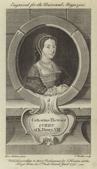 Catharine Howard, kuningas Henry VIII:n kuningatar tekijältä Hans Holbein der Jüngere