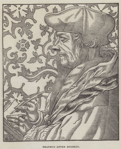 Erasmus tekijältä Hans Holbein der Jüngere