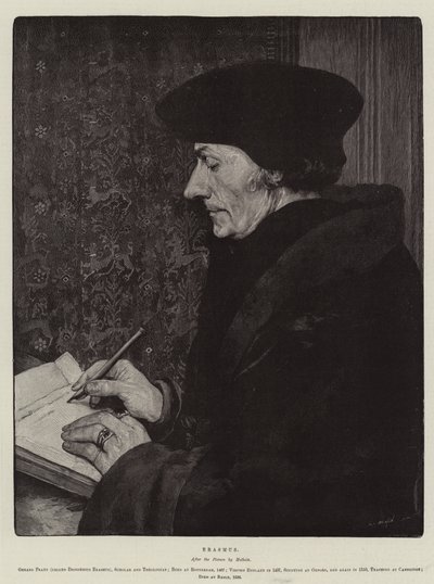 Erasmus tekijältä Hans Holbein der Jüngere