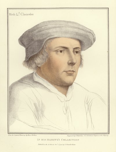 Lordi Rich, lordikansleri (akvatinta) tekijältä Hans Holbein der Jüngere