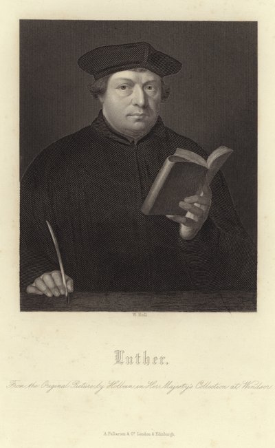 Martti Lutherin muotokuva tekijältä Hans Holbein der Jüngere