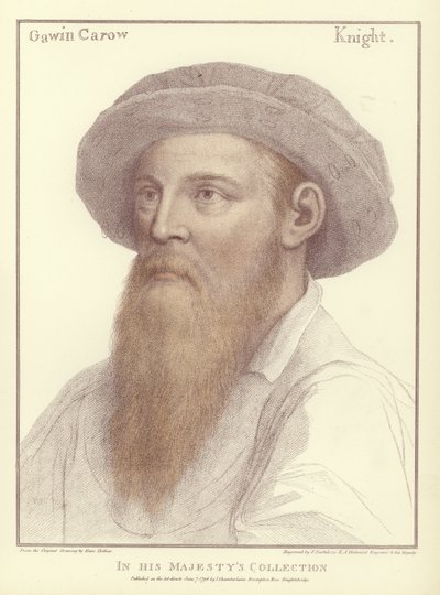 Sir Gawain Carew (akvatinta) tekijältä Hans Holbein der Jüngere