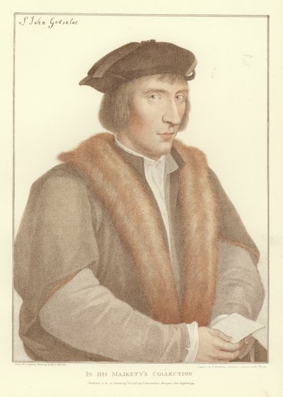 Sir John Godsalve (akvatintta) tekijältä Hans Holbein der Jüngere