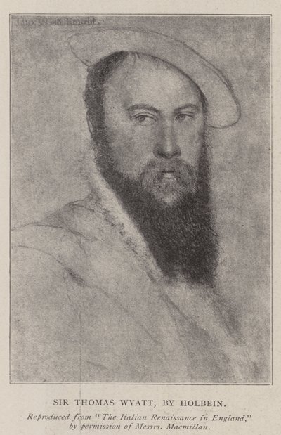 Sir Thomas Wyatt tekijältä Hans Holbein der Jüngere