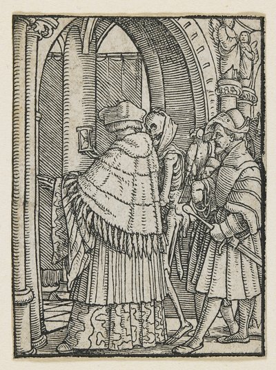 Kuolemantanssin kaanon (Lyon), 1538, 1523-1526. tekijältä Hans Holbein der Jüngere