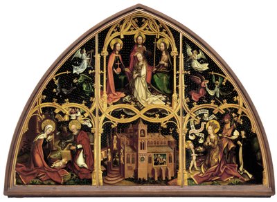 Saksa: Basilika Santa Maria Maggiore, rechter Tafel: Enthauptung der hl. Dorothea Basilika Santa Maria Maggiore tekijältä Hans Holbein the Elder