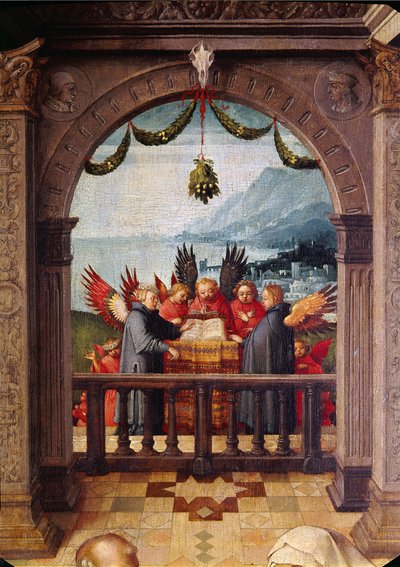 Elämän lähde yksityiskohta, 1519 tekijältä Hans Holbein the Elder
