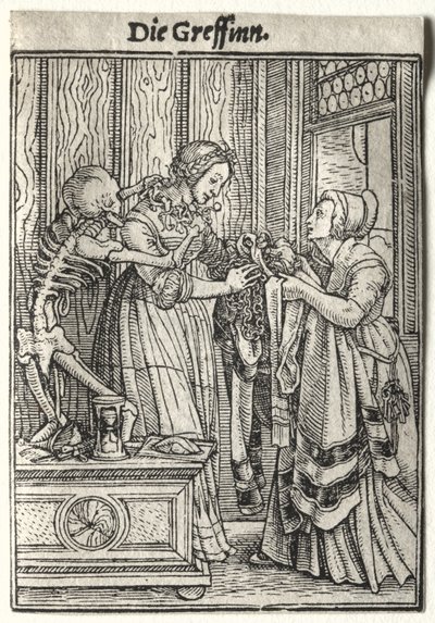 Kuoleman tanssi: Kreivitär tekijältä Hans Holbein the Younger