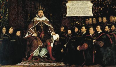 Henry VIII ja parturikirurgit tekijältä Hans Holbein der Jüngere