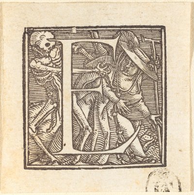 Kirjain E. tekijältä Hans Holbein der Jüngere