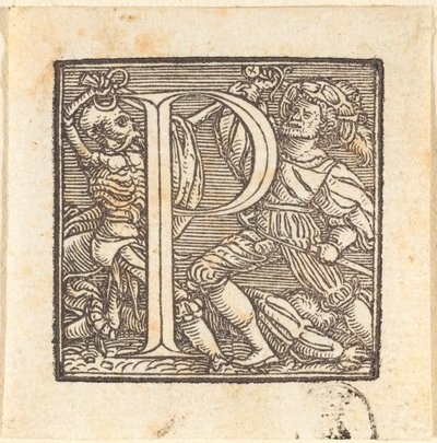 Kirjain P tekijältä Hans Holbein der Jüngere