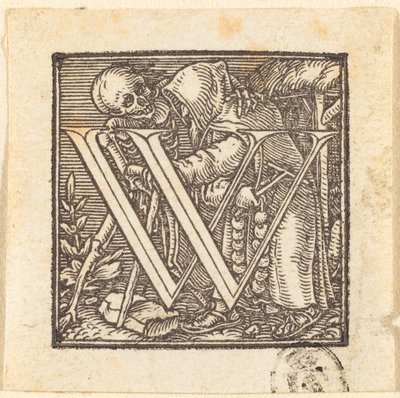 Kirjain W tekijältä Hans Holbein der Jüngere