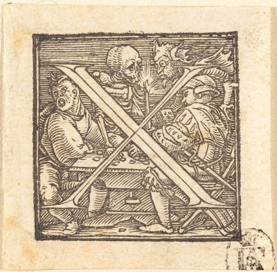 Kirjain X tekijältä Hans Holbein der Jüngere