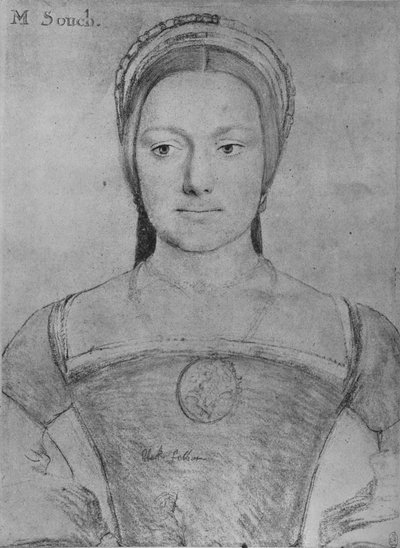 Mary Zouch, c1532-1543 1945 tekijältä Hans Holbein der Jüngere