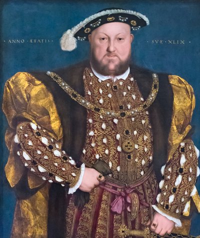 Henry VIII:n muotokuva tekijältä Hans Holbein der Jüngere