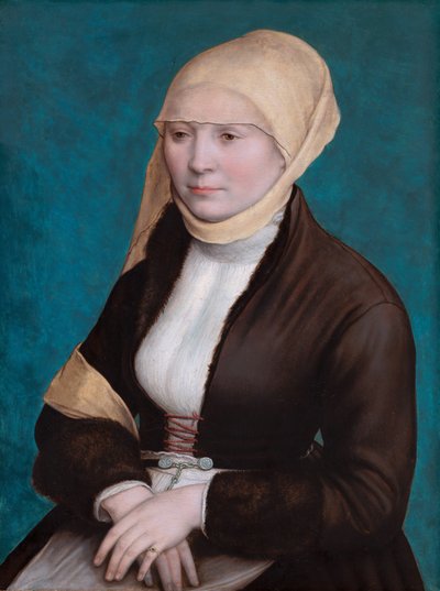 Etelä-Saksasta kotoisin olevan naisen muotokuva tekijältä Hans Holbein the Younger