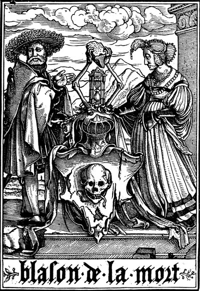 Kuoleman aseet, 1538 tekijältä Hans Holbein der Jüngere