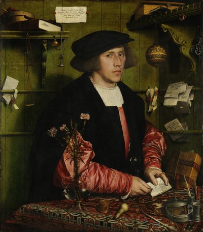 Kauppias Georg Gisze tekijältä Hans Holbein the Younger