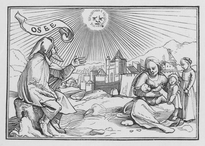 Hoosean profetia, Hoosea I, 1 tekijältä Hans Holbein der Jüngere