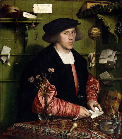 Kauppias George Gisze (1497-1562) tekijältä Hans Holbein the Younger