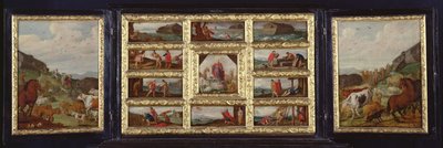 Nooan arkin triptyykki tekijältä Hans III Jordaens