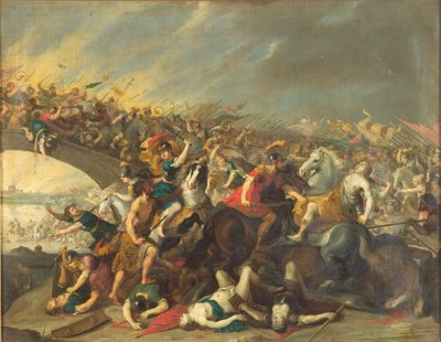 Taistele amatsonien kanssa tekijältä Hans I Jordaens
