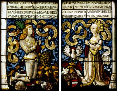 Markkreivi Frederick Brandenburg-Ansbach 1460–1536 ja hänen vaimonsa Sophia Jagiellon 1464–1512, 149 tekijältä Hans Kamberger