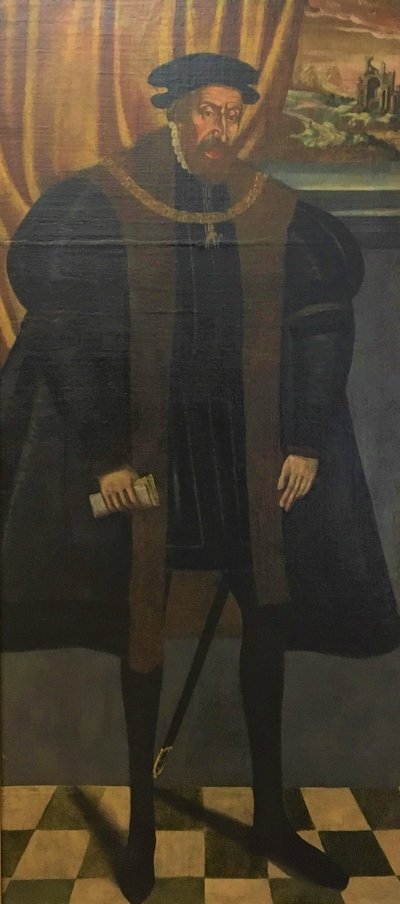 Habsburgin keisari Ferdinand I (ilman kehystä) tekijältä Hans Krell