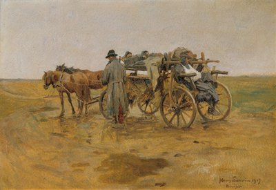 haavoittuneiden kuljetus tekijältä Hans Larwin