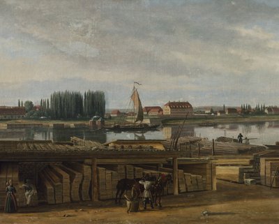 Dresdenin alueelta, n. 1829-1830 (öljy kankaalle) tekijältä Hans Leganger Reusch
