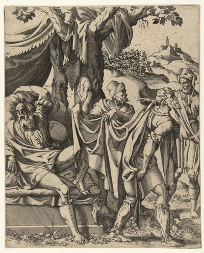 Nooan juopuminen tekijältä Hans Liefrinck (I) (attributed to)